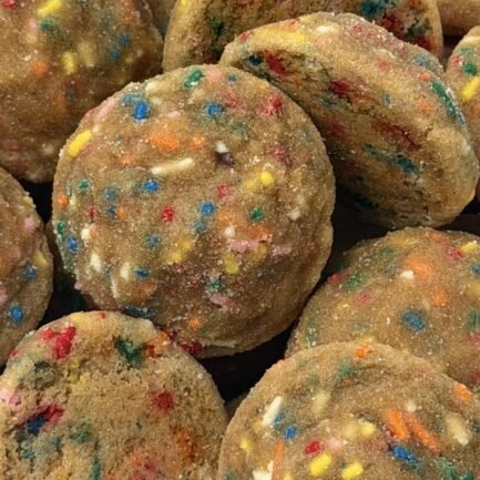 Brown Butter Rainbow Sprinkles Mini Cookie