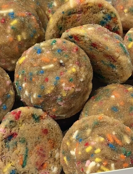 Brown Butter Rainbow Sprinkles Mini Cookie